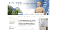 Desktop Screenshot of akupunktur-praxis-spremberg.de